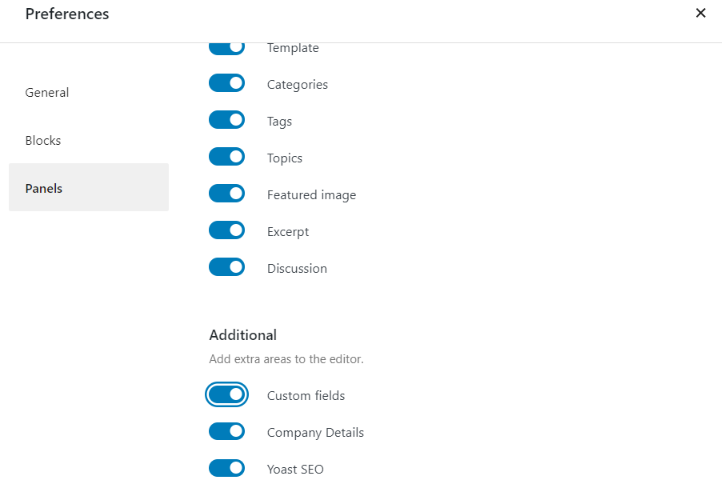 Adding Custom Fields
