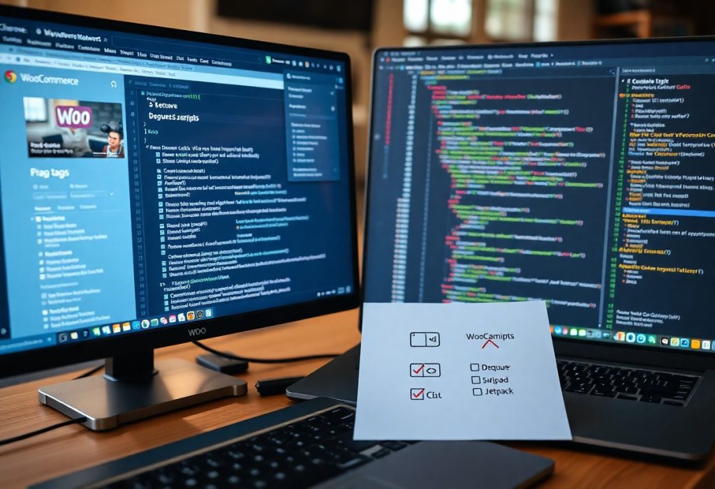 reduce script bloat on woocommerce product pages ewv